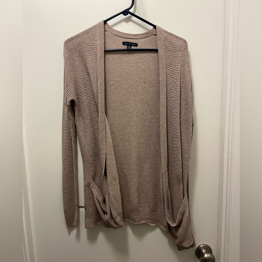 American eagle pinkish beige cardigan